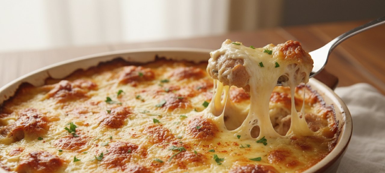 Frango gratinado com requeijão cremoso: truque infalível - Imagem do artigo