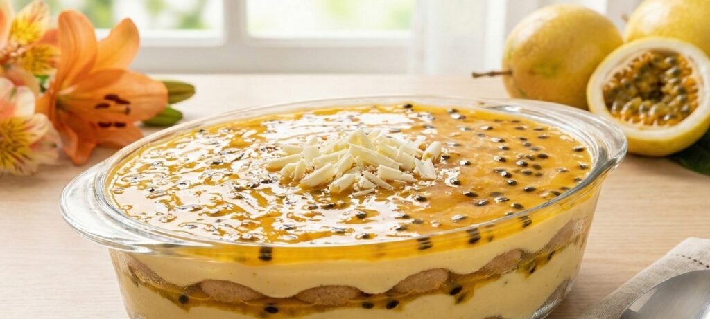 Pavê de maracujá: receita fácil ganha mousse cremosa - Imagem do artigo