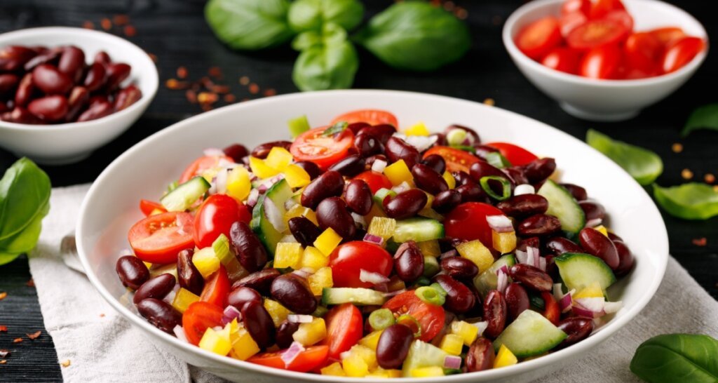 Salada de feijão: 5 versões ricas em ferro para o verão - Imagem do artigo