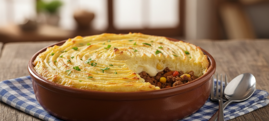 Escondidinho de carne moída vira destaque familiar - Imagem do artigo