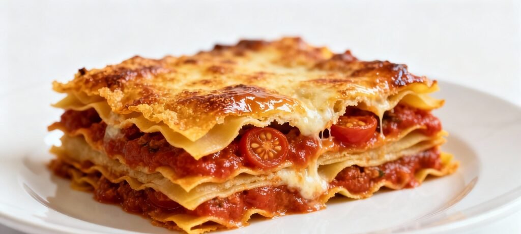 Erro na massa da lasanha: espere antes de cortar - Imagem do artigo