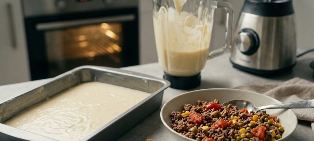 Torta de carne moída de liquidificador fica leve e fofa - Imagem do artigo