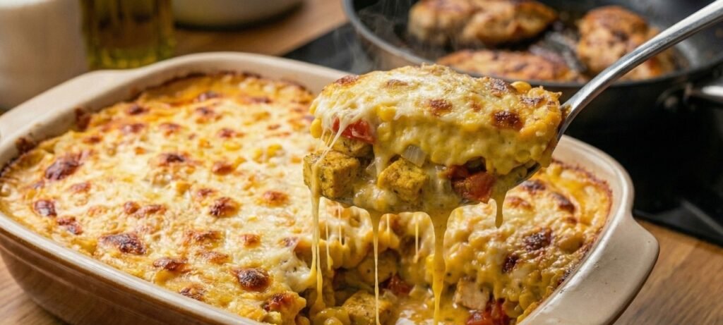 Frango com creme de milho: receita de forno fácil e cremosa - Imagem do artigo